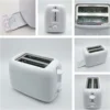 Retro Toaster 2 Slice with 6 Functions, Stainless Steel Toaster Removable Crumb Tray, Under Base Cord Storage US Plug 5