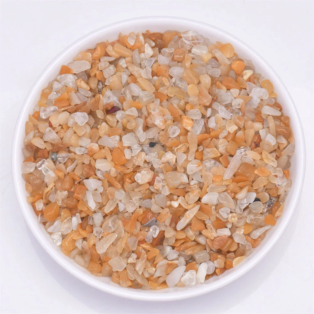 Natural Tumbled Gemstone Chips for Decorative Bedding and Vase Filler, 3-5mm