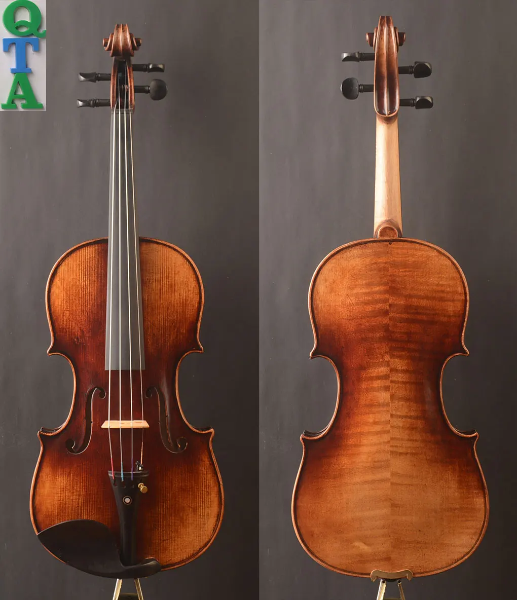 Acoustic Violin Oil antique varnish Antonio Stradivari Copy A T20+ Violin professional performance