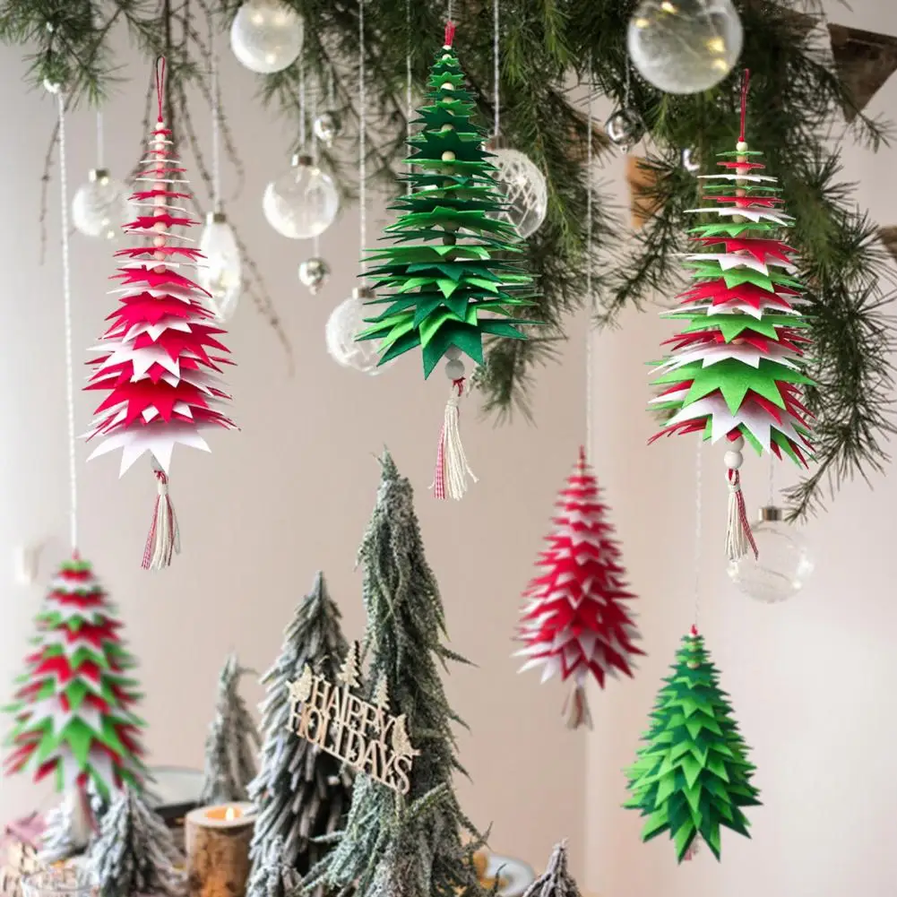 

Christmas Pendant Christmas Party Ornament Festive Christmas Tree Pendant Exquisite Hanging Ornament for Home Holiday Decoration