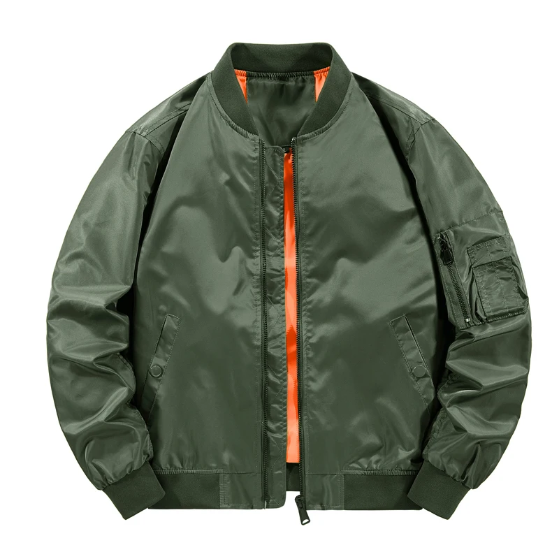 2022 Brad Pitt Fury WW2 Tanker Khaki Spring Military Cotton Bomber Jacket Lightweight Men's Cotton Tanker Jacket 2