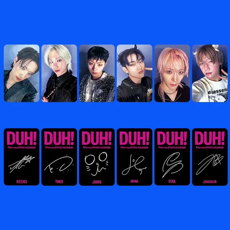 Kpop P1HARMONY 8th Mini Album DUH! US EXCLUSIVE Photocards D Ver