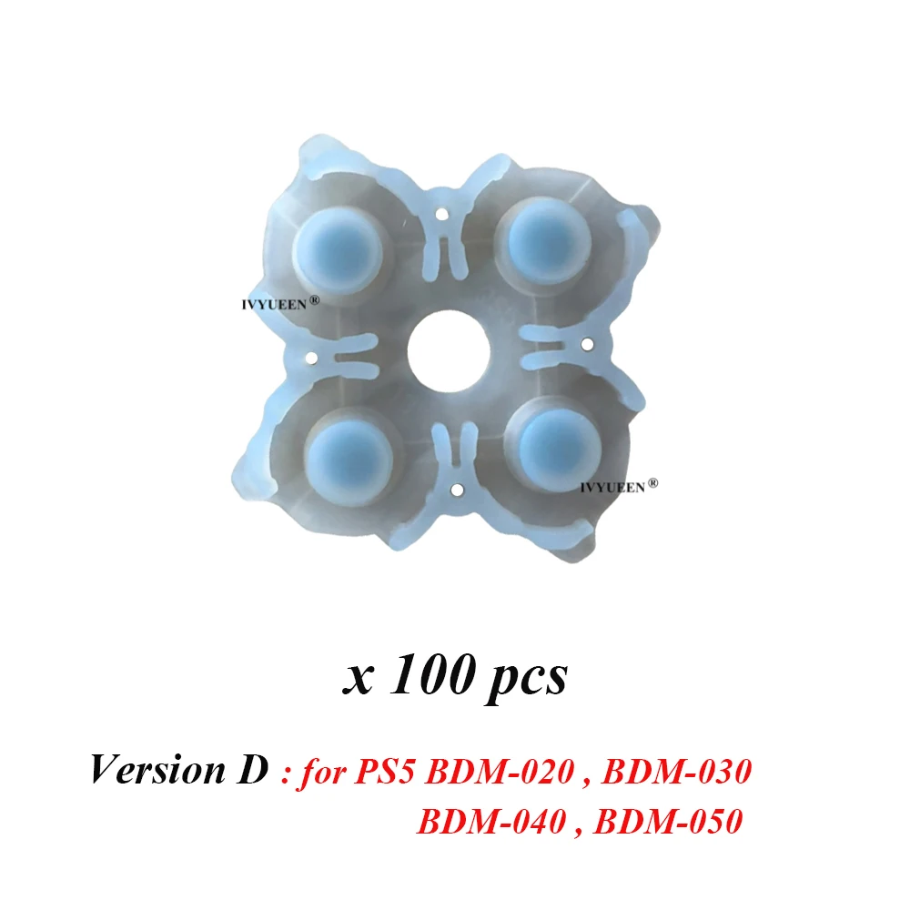 100 PCS Conductive Rubber Adhesive Pads for PlayStation Controllers