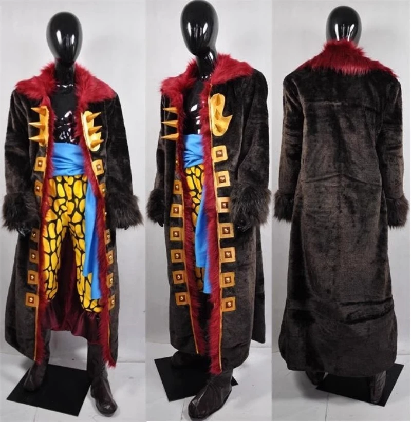 

Индивидуальный костюм для косплея Eustass, парик, капитан Eustass, детские костюмы для косплея, комплект одежды для Хэллоуина, мужской/женский