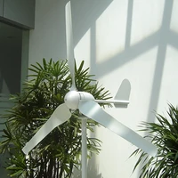 10KW 20KW ฟรีพลังงาน 15000W 3 ใบมีด 96V 12V 24V 48V แกนแนวนอนเครื่องกําเนิดไฟฟ้ากังหันลมชุด MPPT สําหรับ Home Farm เรือ 5