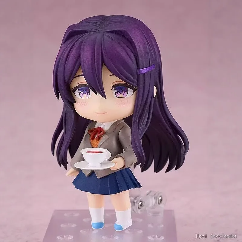 Q-Version Doki Literature Club! Club! Monika Natsuki Sayori Yuri Actionfigur Spielzeug Sammlung Puppe Weihnachtsgeschenk mit Box – Detail 7