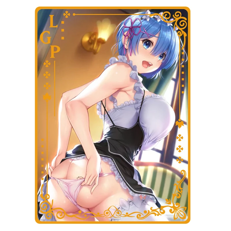 thumbnail image 1 of Tarjeta de metal de la historia de la diosa Colección de todas las tarjetas de chicas en traje de baño sexy de anime Hatsune Miku Girl dando regalos de cumpleaños a los niños, 1 of 5