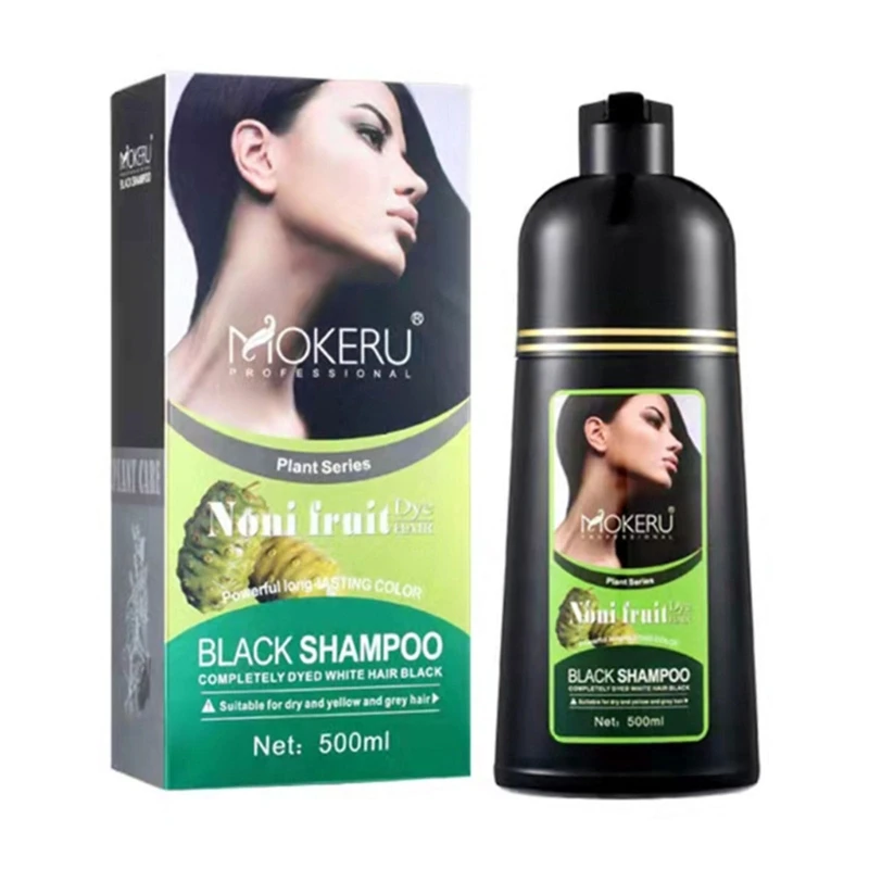 

Black Hair Dye Shampoo Fast Acting for Grey Hair Dye Your Hair Black at Home E74C