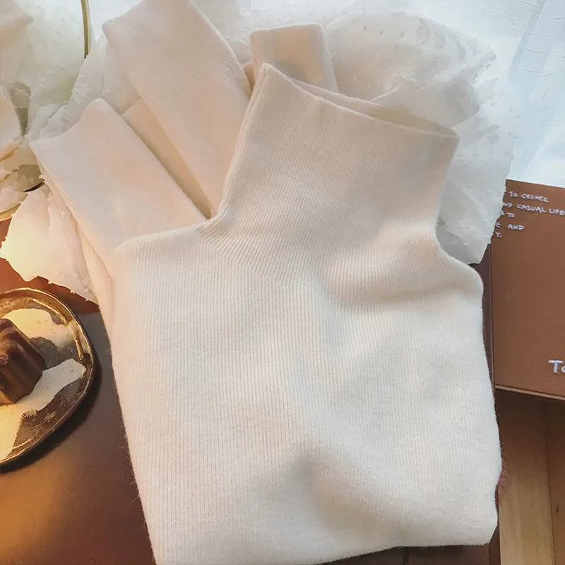 Women Long Sleeve Knitted Sweater Tops Autumn Winter