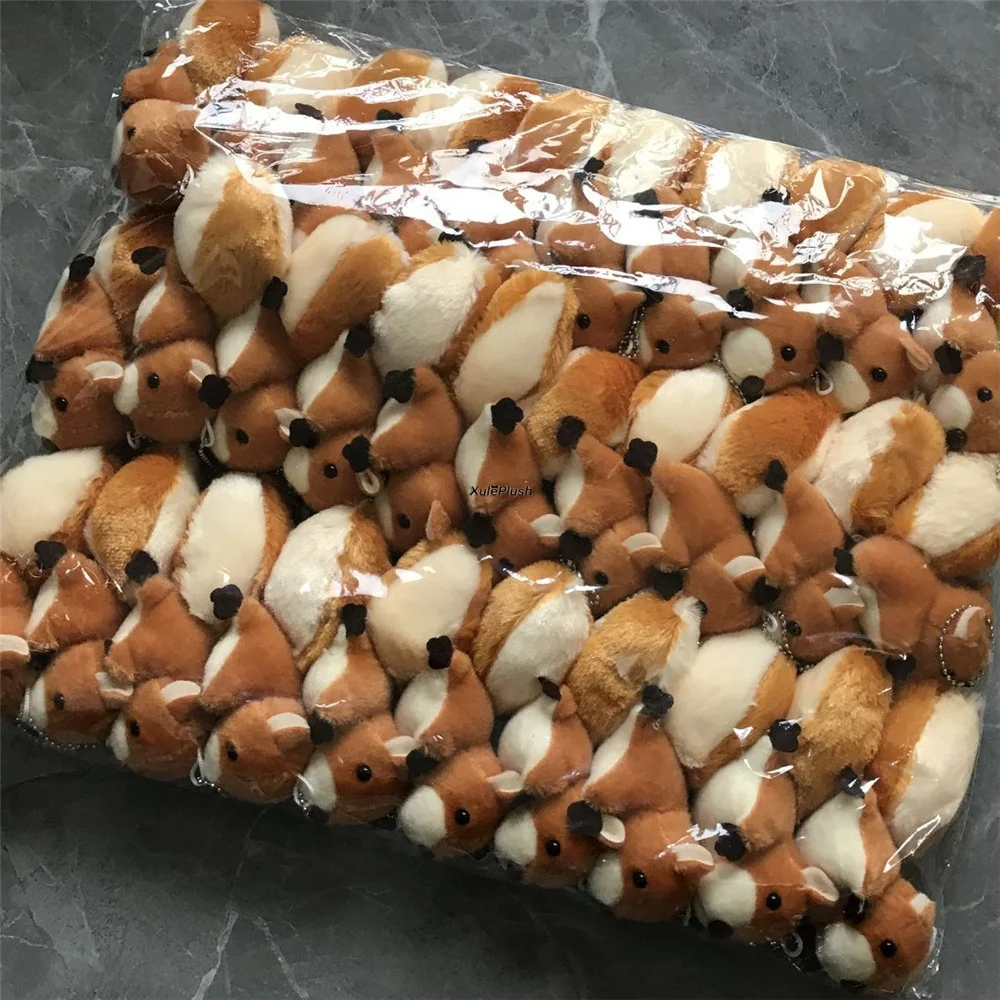 24PCS - 웨딩 플러시 장난감, 박제 동물 장난감, 키체인 다람쥐 플러시 인형