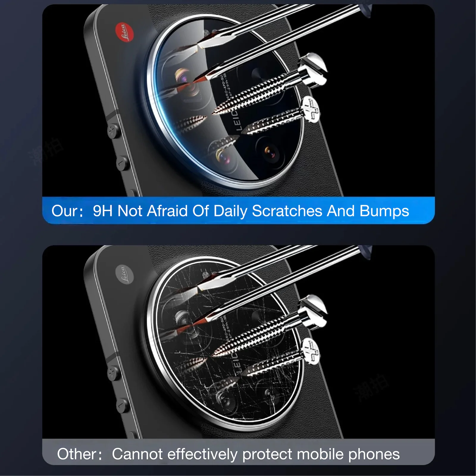 Dual Pack Tempered Glass Rear Camera Protective Lens Film