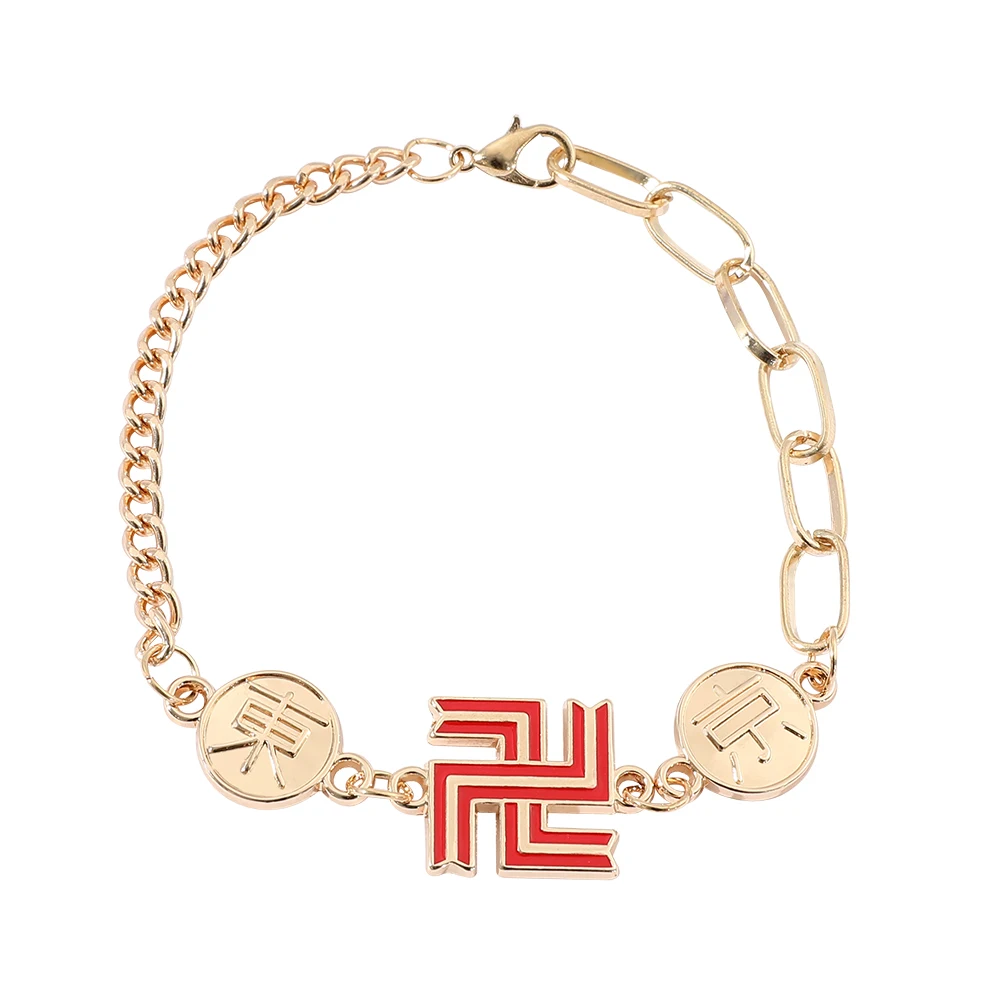 Avengers-Tokyo-Revengers-Symbol-Swastika-Bracelet-Fashion-Classic-Men-s ...