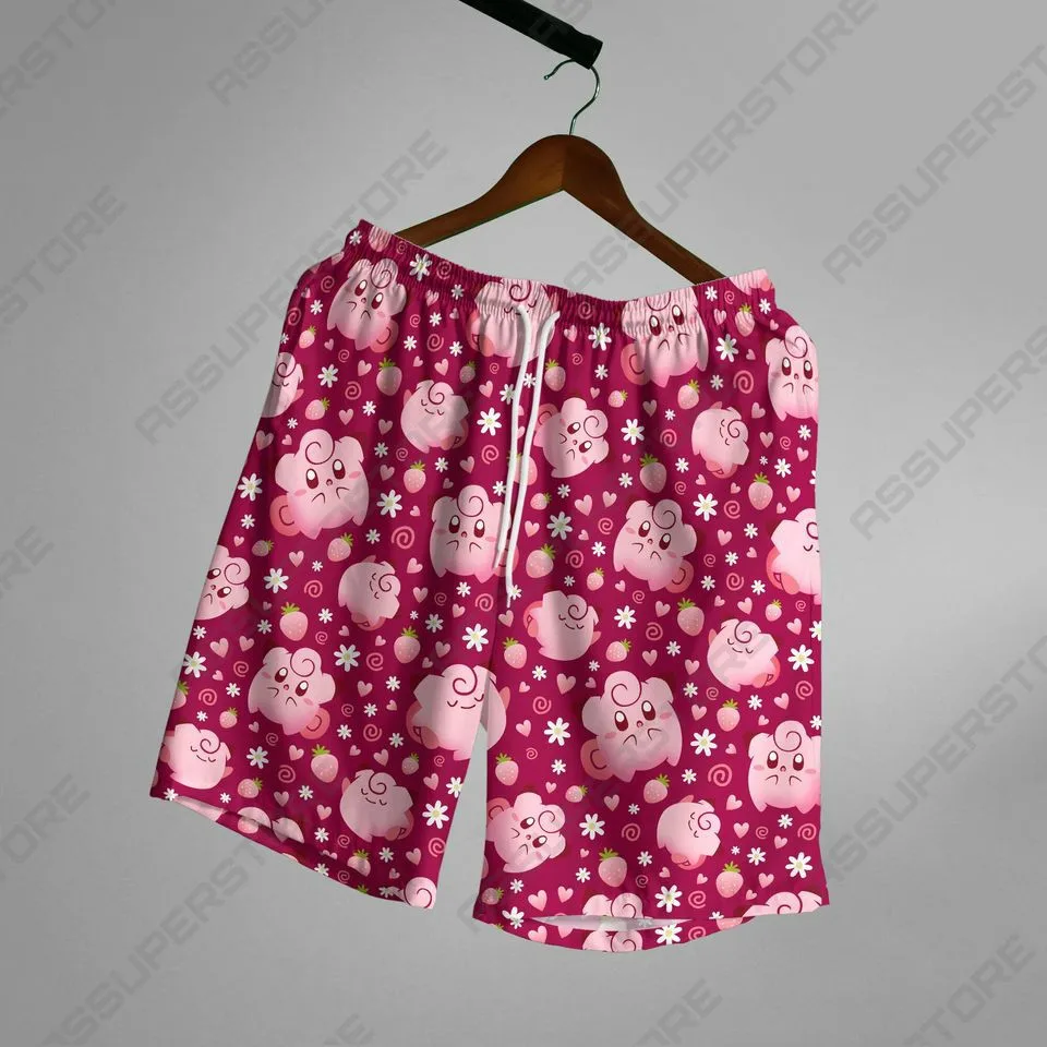 Men's Shorts Summer Shorts Casual Shorts Pocket Drawstring funny animal cartoon Breathable Short Fashion Streetwear beach pants 4