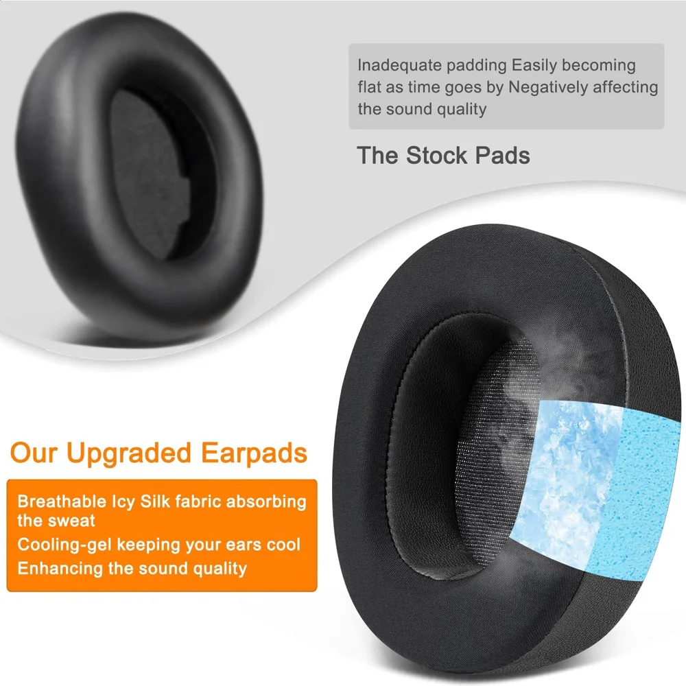 Earphone pads For SteelSeries Arctis Nova Pro Wireless replacement Earpads headphones Earmuffs Soft cloth Memory Covers Sponge