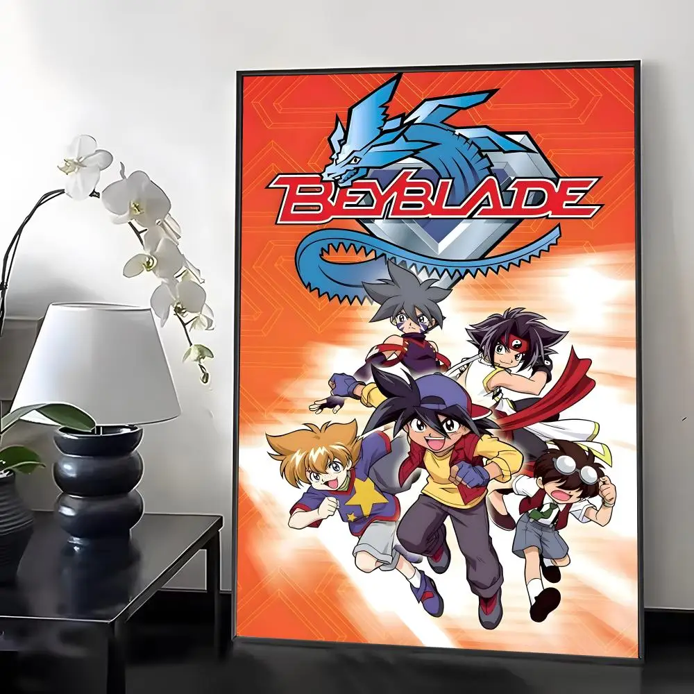 Vibrant Anime Beyblade Poster - Wall Art