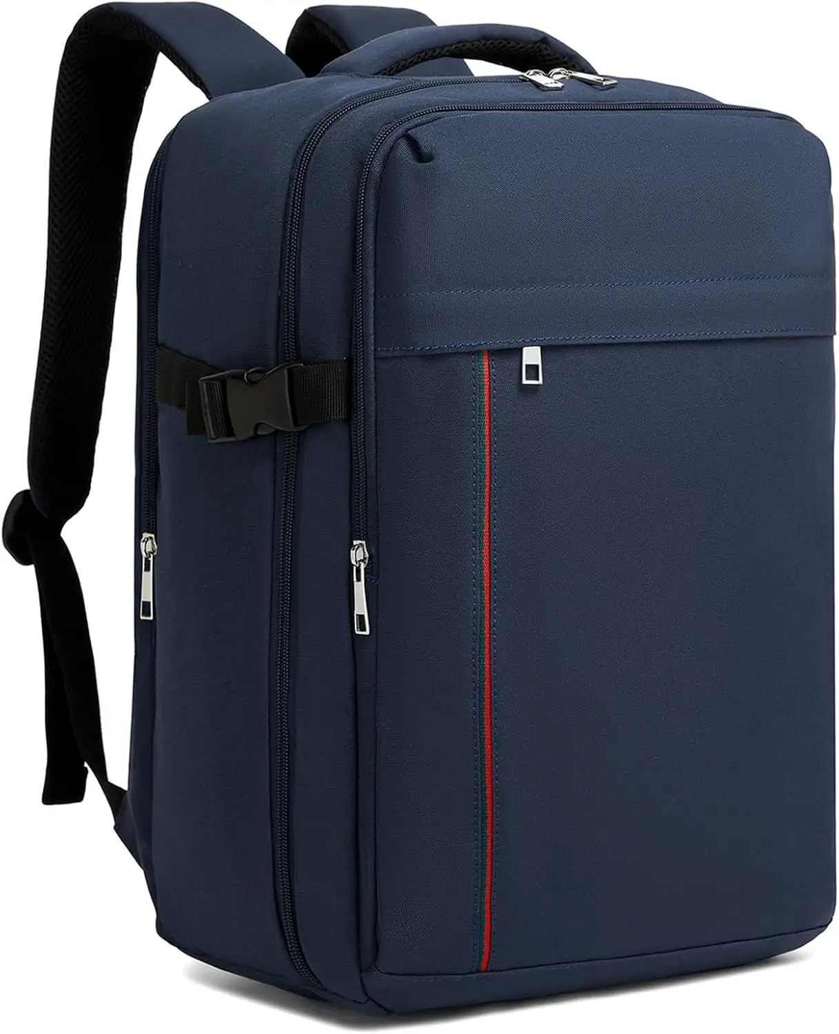 KONO Fashion Minimalist Backpack, Waterproof Polyester, 15.6-Inch Laptop Compartment, Multi-Pocket for Commuting & Travel