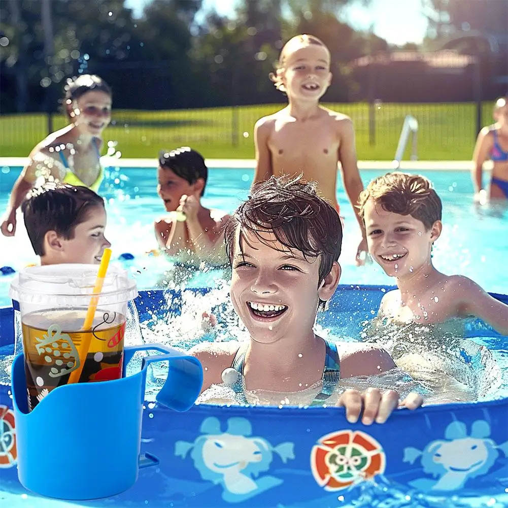 Swimming pool beverage beer cup holder Swimming pool Plastic cup holder storage rack Home Storage Supplies