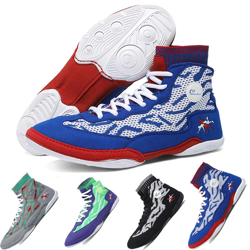 Wrestling Shoes &ndash; High Traction Wrestling Shoes for Men, Women, Youth & Kids-Durable for Wrestling, Boxing, Weightliftin