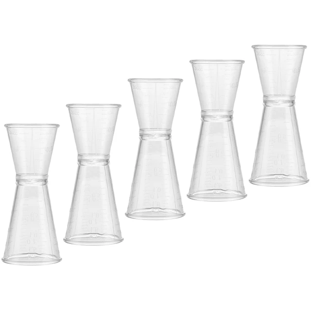 Double Jigger Measure Cup 10-20ml, Cocktail Drink Mixer Measuring Cup