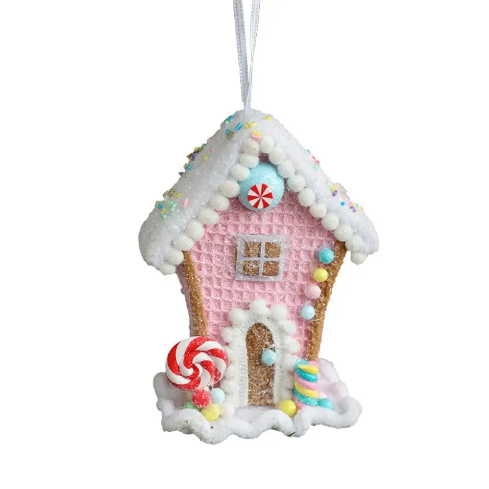 Cute Christmas Ice Cream Pendant Foam DIY Snowman Pony Ornaments Pink Realistic Christmas Tree Hanging Decoration
