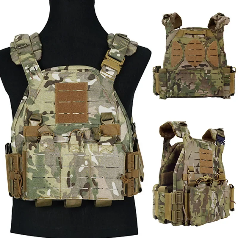 

Tactical Plate Carrier Vest Military Hunting Airsoft Equipment Paintball MOLLE Training Shooting Protective Vests Cs Army Combat