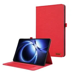 Soft Fabric Flip Stand Cover for Pad Mini 8.8 Inch - Stylish Protective Case (Red)