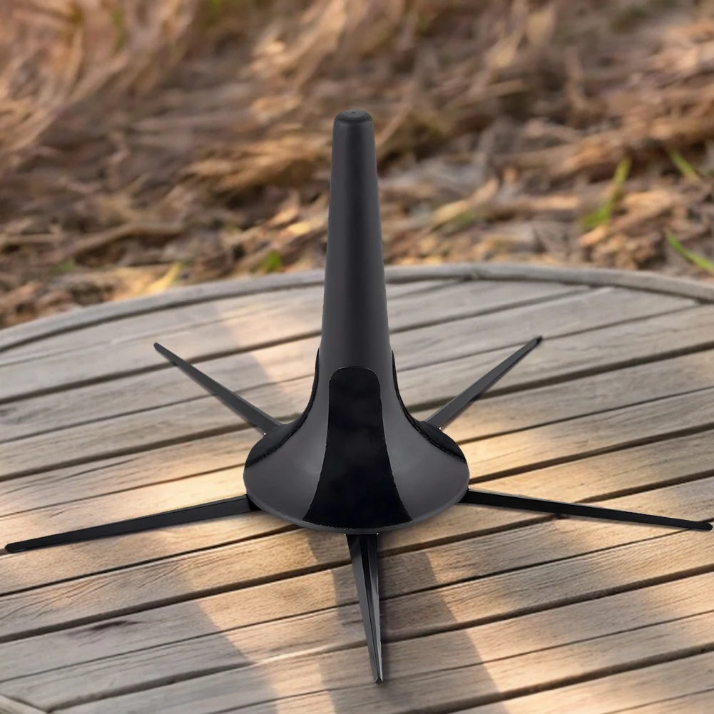 5 Legs Metal Clarinet Stand Waterproof Portable Placement Rack Trumpet Black Bracket Woodwind Musical Instrument Accessories