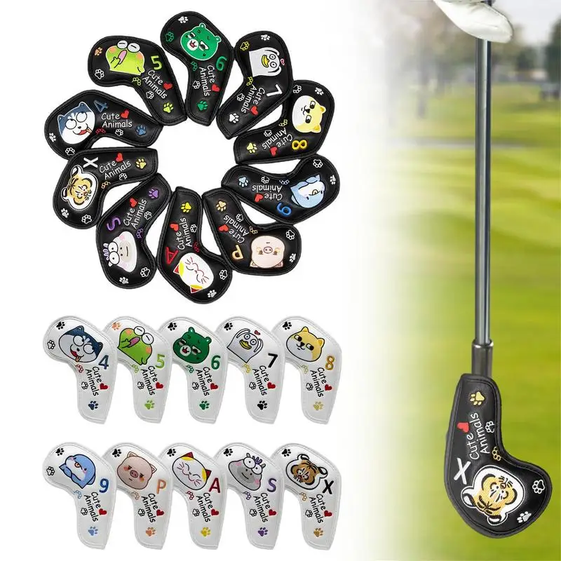 

Golf Club Protective Cover Cute And Fun Animal Embroidery Golf Head Covers Cute Animal Embroidery Golf Putter Cover For Golf