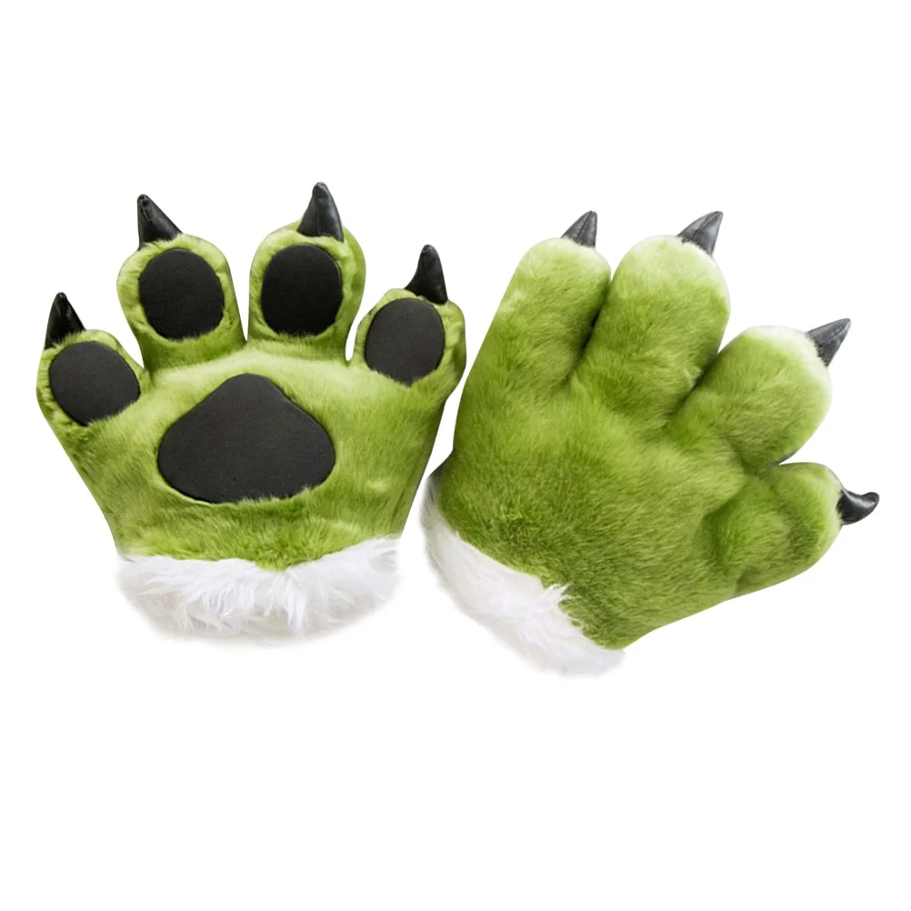 

Kids Costumes Animals Palm Plush Toy Simulation Gloves Keep Warm Creative Cartoon Man