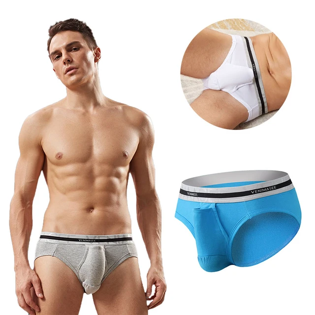 Summer Breath Foreskin Dual Pouch Scrotal Support Underwear For Men Front  Open Hole Sheath Boxers With Physical Therapy Enhancements Style #230829  From Bong01, $15.99