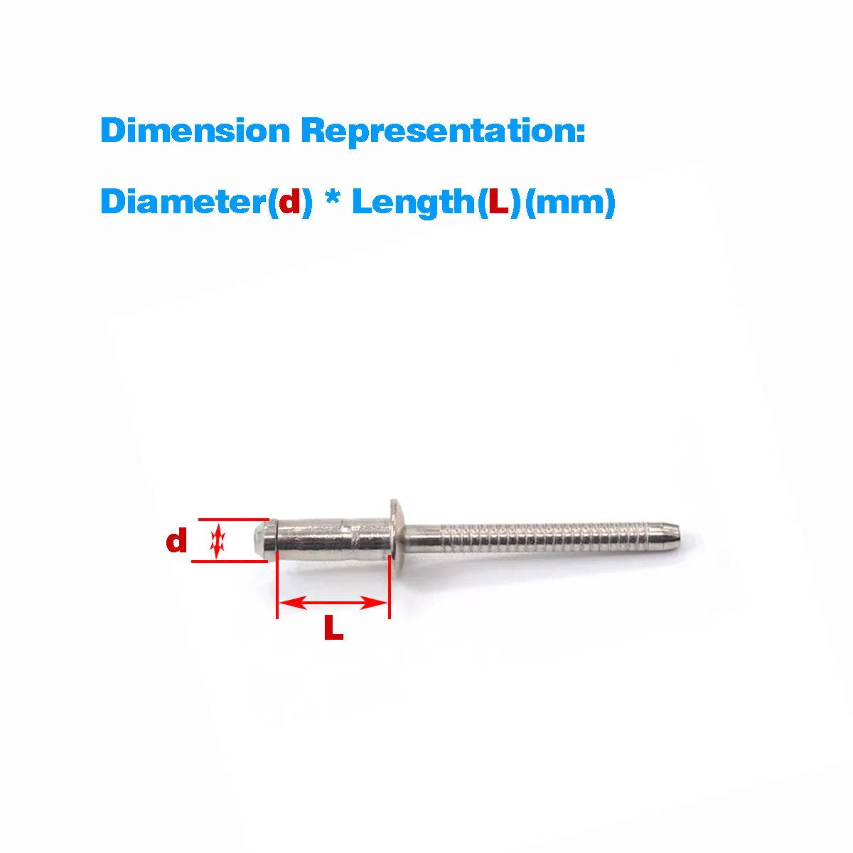 

304 Stainless Steel Single Drum Rivet/Structural Core Pulling Rivet