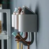 Creative Home Decor Cartoon Animal Squirrel Head Hiding Storage Bathroom Kitchen Hanging Hook Pasting Wall Hooks Children Gift 5