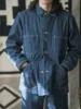 Non Stock 1930s Wabash Stripes Jacket Vintage Men's Workwear Railway Denim Coat 1