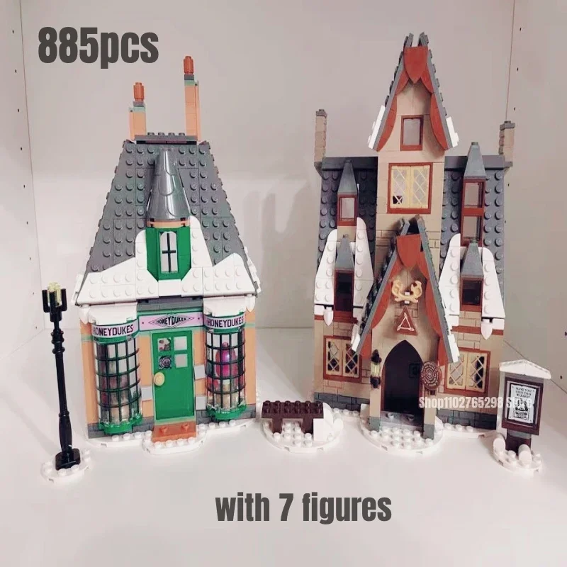 885 Pezzi Di Blocchi Di Costruzione Per Visite Al Villaggio Modello Adatto A 76388 Giocattoli Per Regalo Di Natale Per Bambini