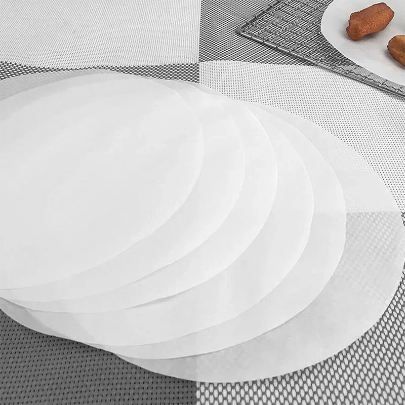 100Pcs Hamburger Press Hamburger Frozen Patty Compartment Paper BBQ Oil Absorbent Paper Hamburger Press Patty Food Mat
