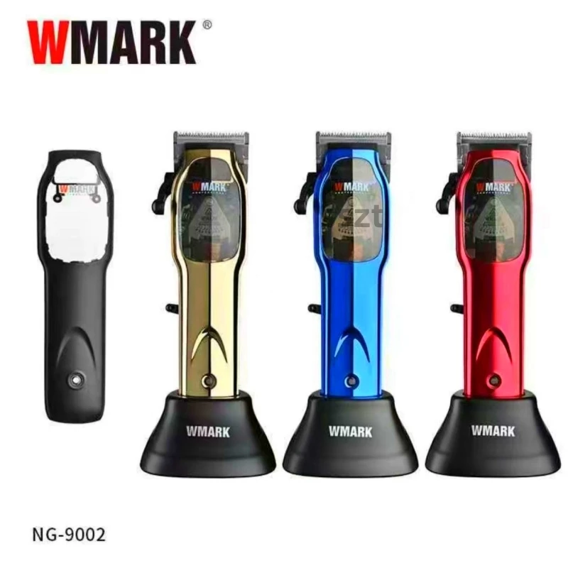 

WMARK 9000 RMP Professional Barber NG-9002 Cordless Barber Electric Pushing Oil Head Charging Barber Tool Beard Trimmer