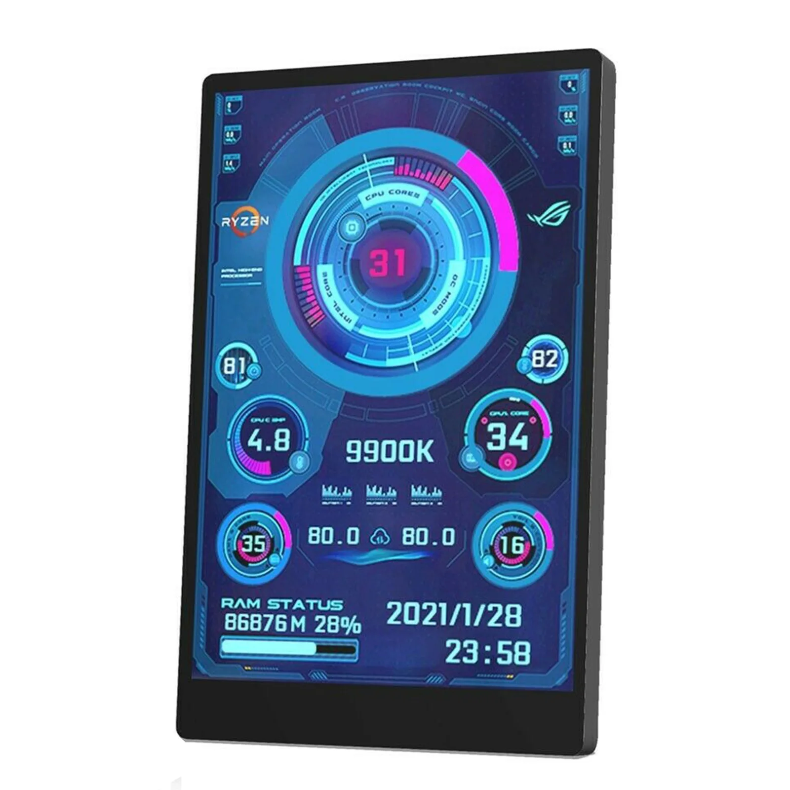 New 3.5 Inch 320*480 Mini Capacitive Screen IPS Module For Aida64.