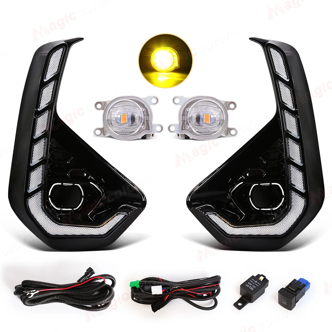 DRL and Fog Yellow