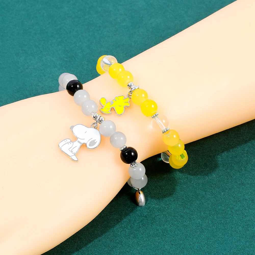 Magnetic Couple Friendship Bracelets 2pcs Holiday Gift Cartoon Character