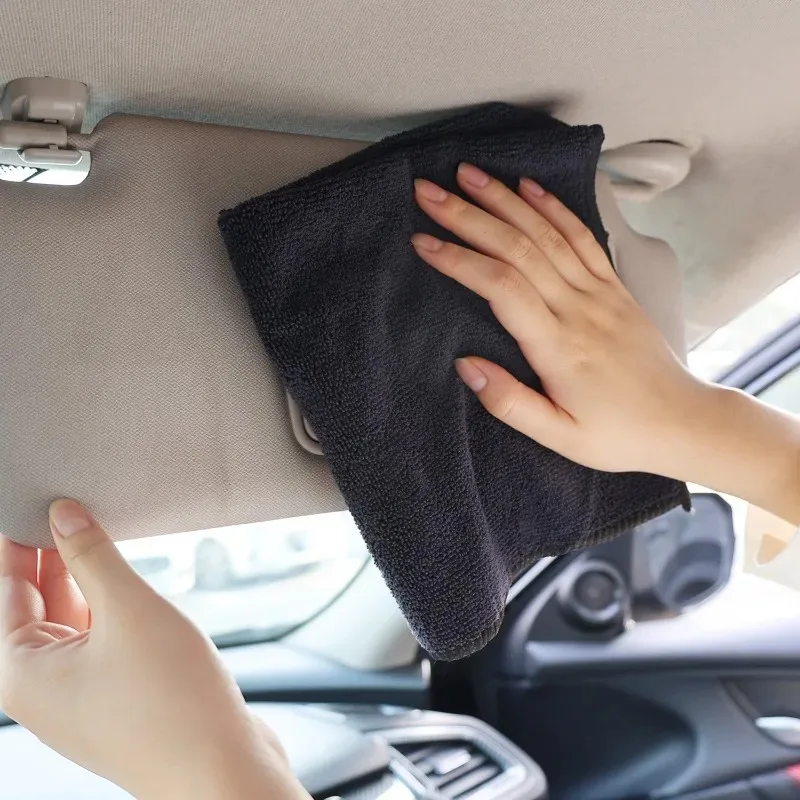 20/1pcs Thicken Microfiber Car Cleaning Towels Soft Quick Drying Windows Mirrors Wiping Rags Home Double Layer Clean Cloths