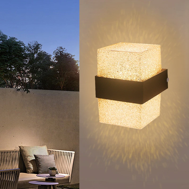 Led Wall Lamp Outdoor Waterproof Modern style IP 65 Surface Mounted LED Up and Down Wall Light Porch Garden 10W