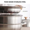 304 Stainless Steel Steamer Steamer ousehold Multi-function Steaming Tray Kitchen Tools 3