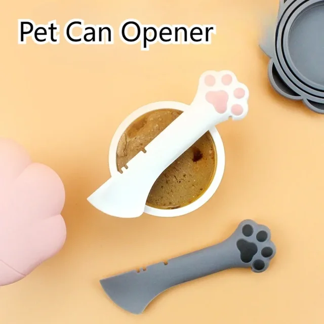 Multifunction Pet Canned Spoon Pet Can Opener Puppy Feeding Mixing Wet Dry Scoop Cat Dog Accessories Feeder Shovel Pet Tableware 2