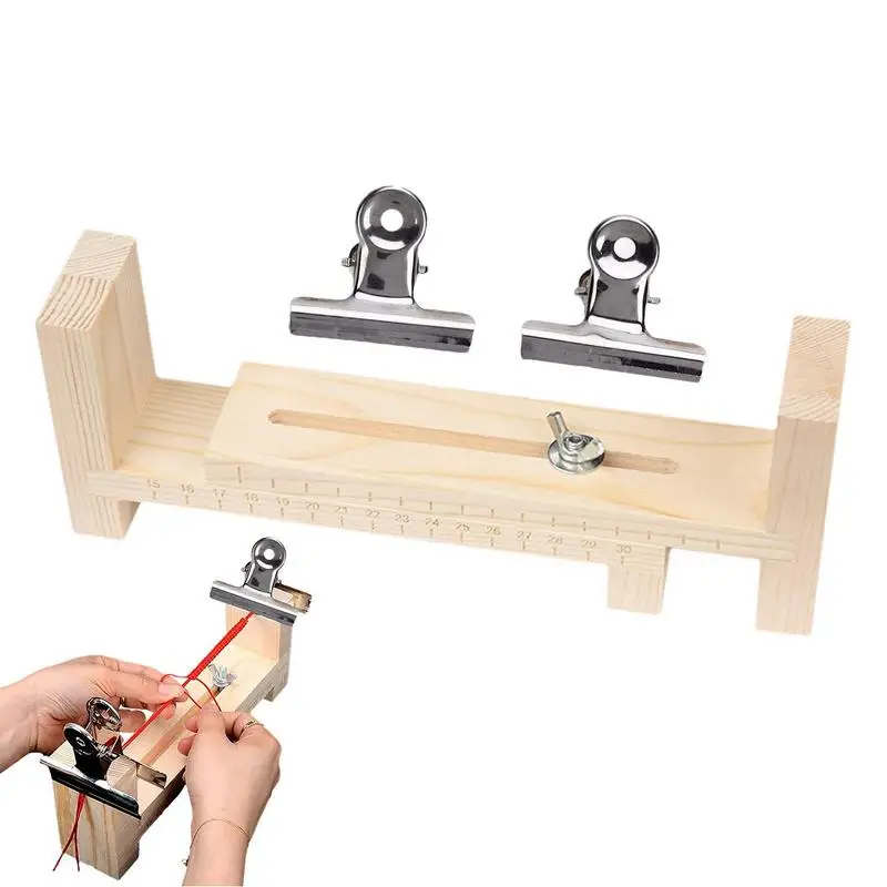 

Portable Wooden Bracelet Jig Wooden Frame Weaving Braiding Tool Paracord Adjustable Length Paracord Jig Bracelet Maker items