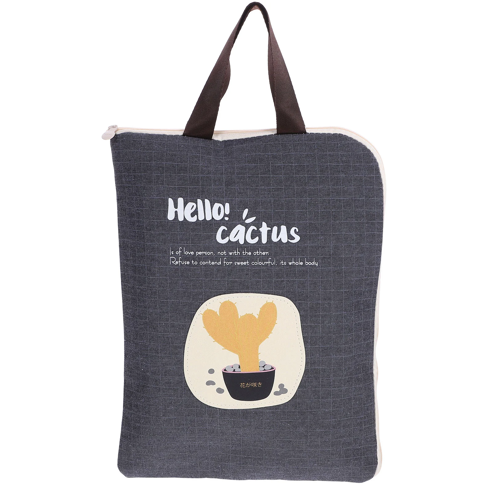 

Canvas Document Bag Zipper File Bags Files Pouch Holder Filing Organizer Box Fabric