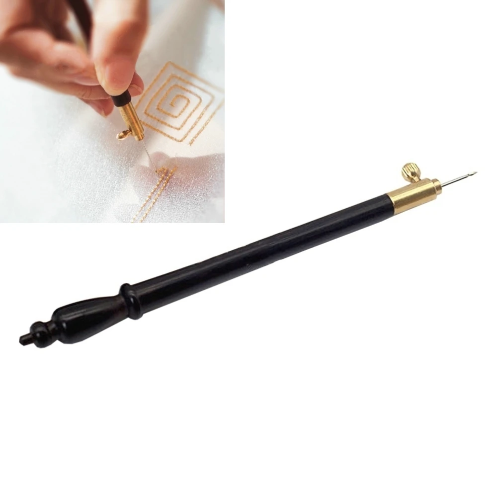 

Ручка из сандалового дерева с 3 иглами, 1 шт.