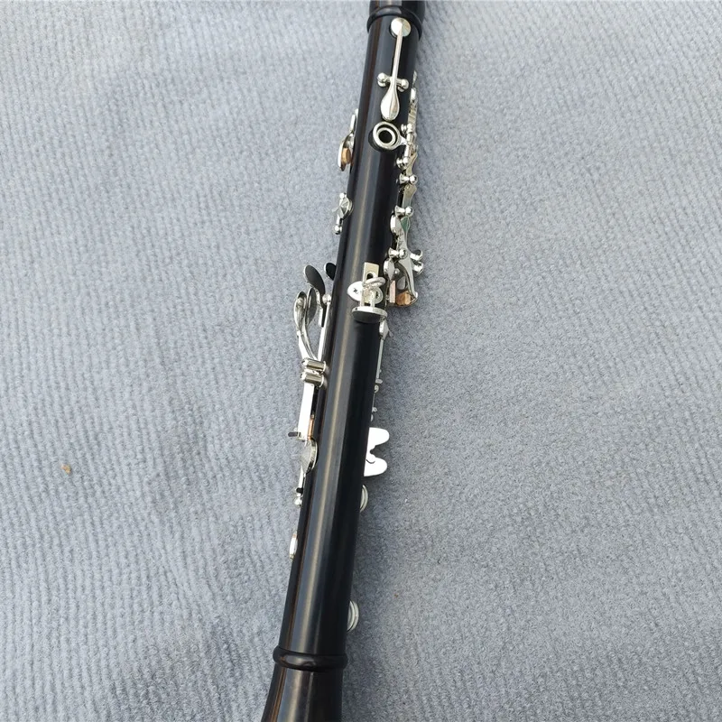 Professional Ebony Clarinet E tone Silver plated Grenadilla Solid wood