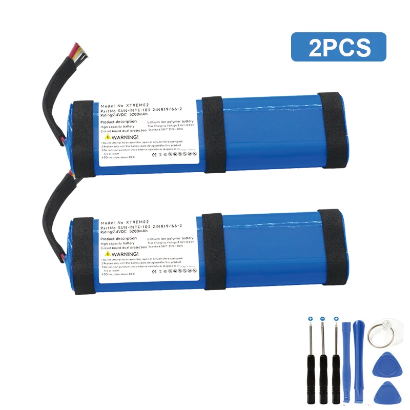 JBL Xtreme 2 Xtreme 3 Xtreme 2 Xtreme 3バッテリ交換7.4 V 5200 mAh