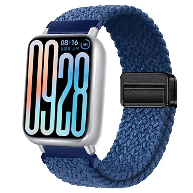Breathable Nylon Strap with Braided Magnetic Buckle - Adjustable Wristband
