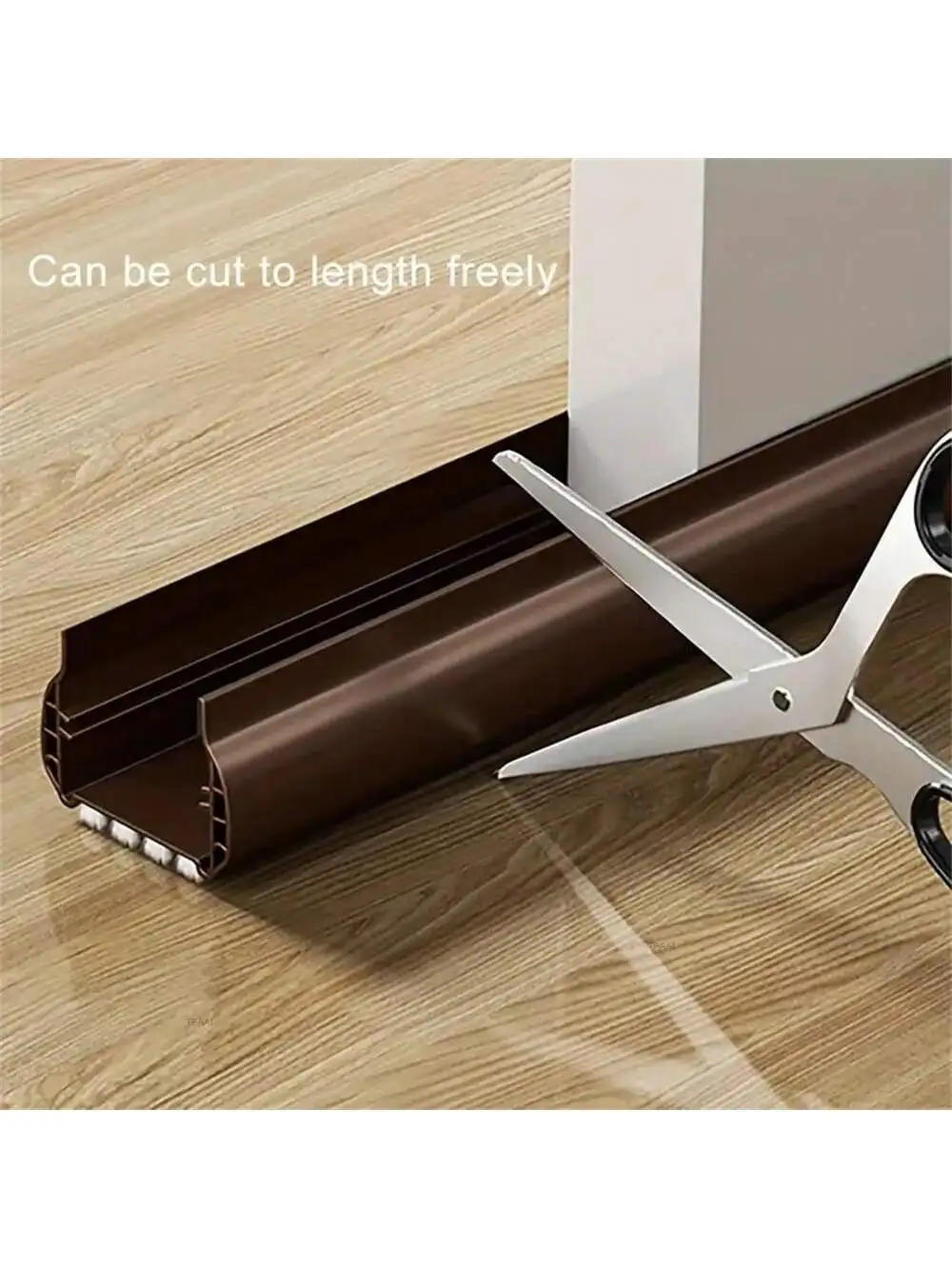 1 silent door sealing strip with brush windproof dustproof insect proof thickened PVC door seam windproof strip